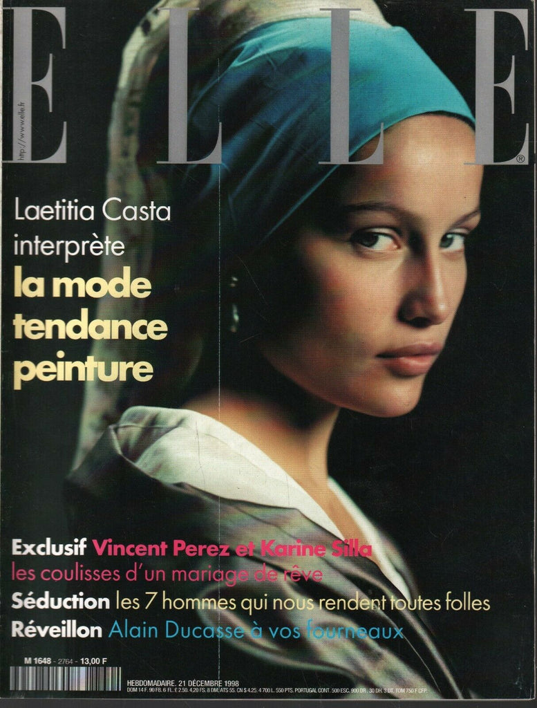 Elle French Magazine December 21 1998 Laetita Casta Vincent Perez 101220ame2