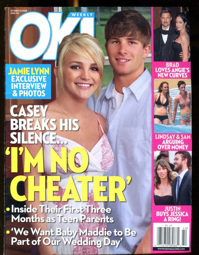 Ok! Magazine October 20 2008 Jamie Lynn Spears EX No ML 022217nonjhe