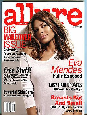 Allure Magazine January 2009 Eva Mendes EX 051616jhe