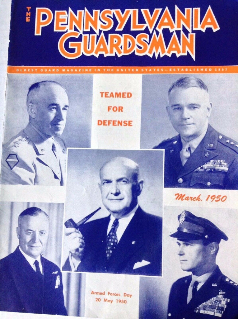 Pennsylvania Guardsman Magazine Teamed For Defense May 1950 082017nonrh3