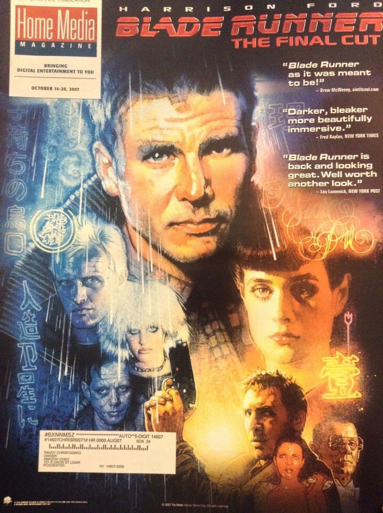 Home Media Retailing Magazine Harrison Ford October 20, 2007 010118nonrh