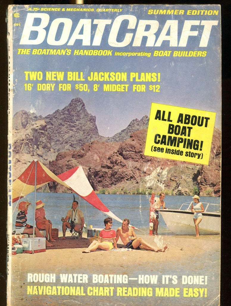 Boat Craft Magazine Summer 1964 Boat Camping ACC No ML 022517nonjhe