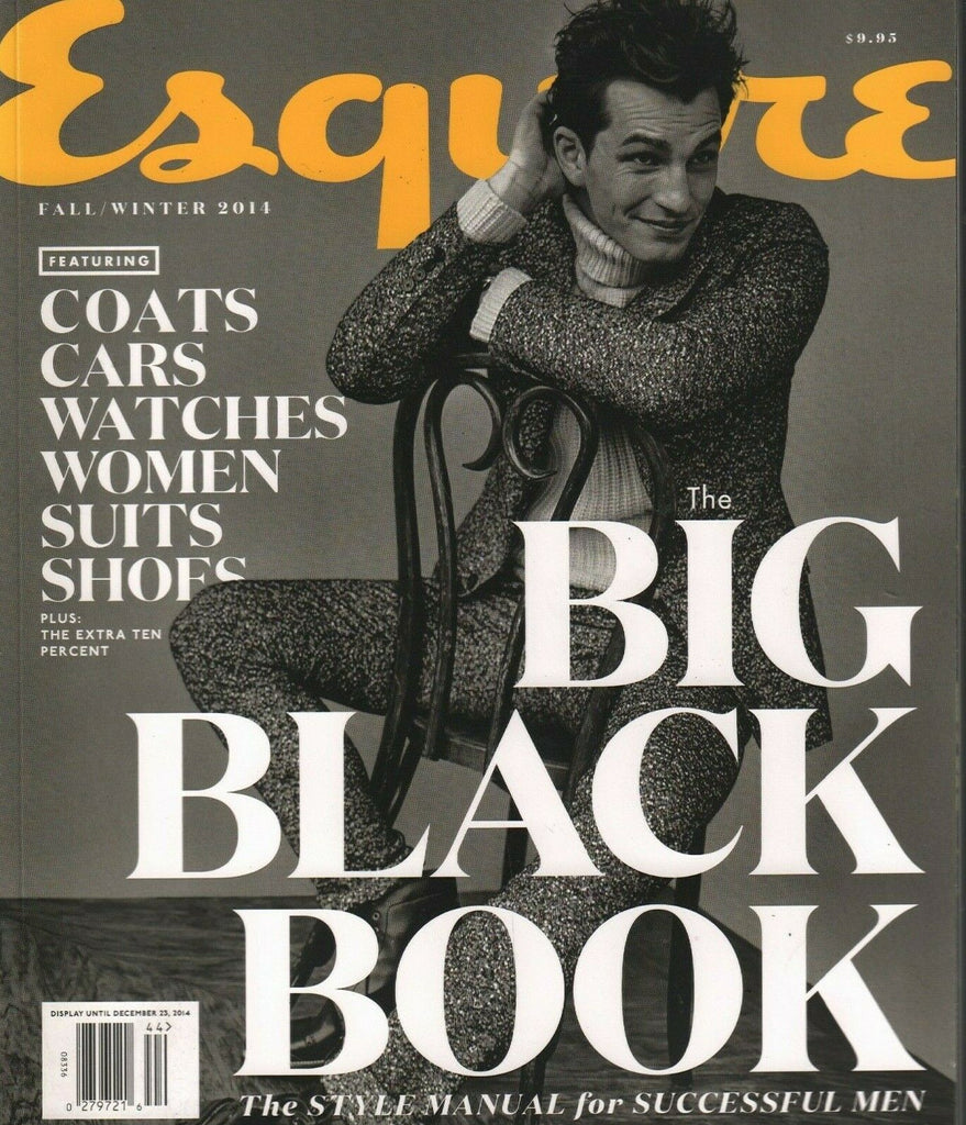 Esquire Fall/Winter 2014 Big Black Book Men's Fashion Issue Tom Ford 031320AME