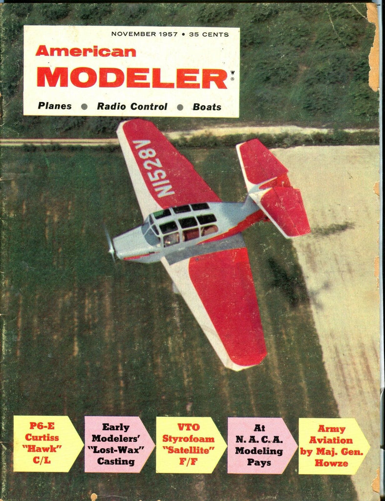 American Modeler Magazine November 1957 P6-E Curtiss GD No ML 040517nonjhe