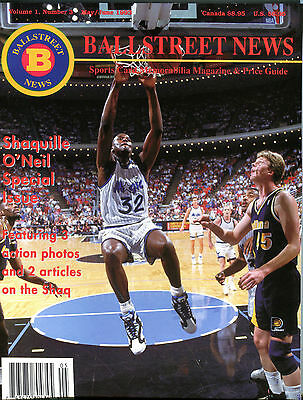 BallStreet News Magazine May/June 1992 Shaquille O'Neil EX 022616jhe2