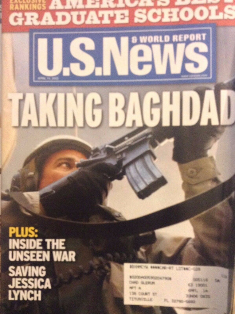 U.S. News Magazine Taking Of Baghdad April 14, 2003 121917nonrh