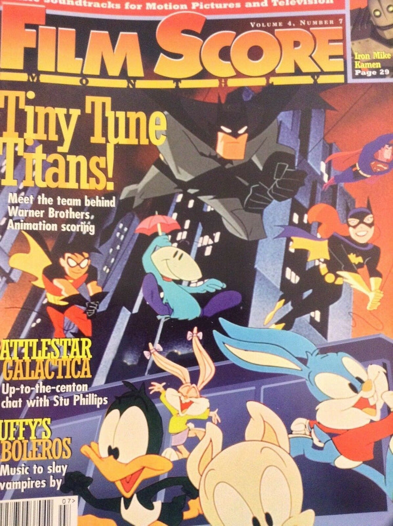 Film Score Magazine Tiny Tune Titans August 1999 080218nonrh