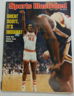 Sports Illustrated Magazine Scott May Indiana April 1976 NO ML 052315R