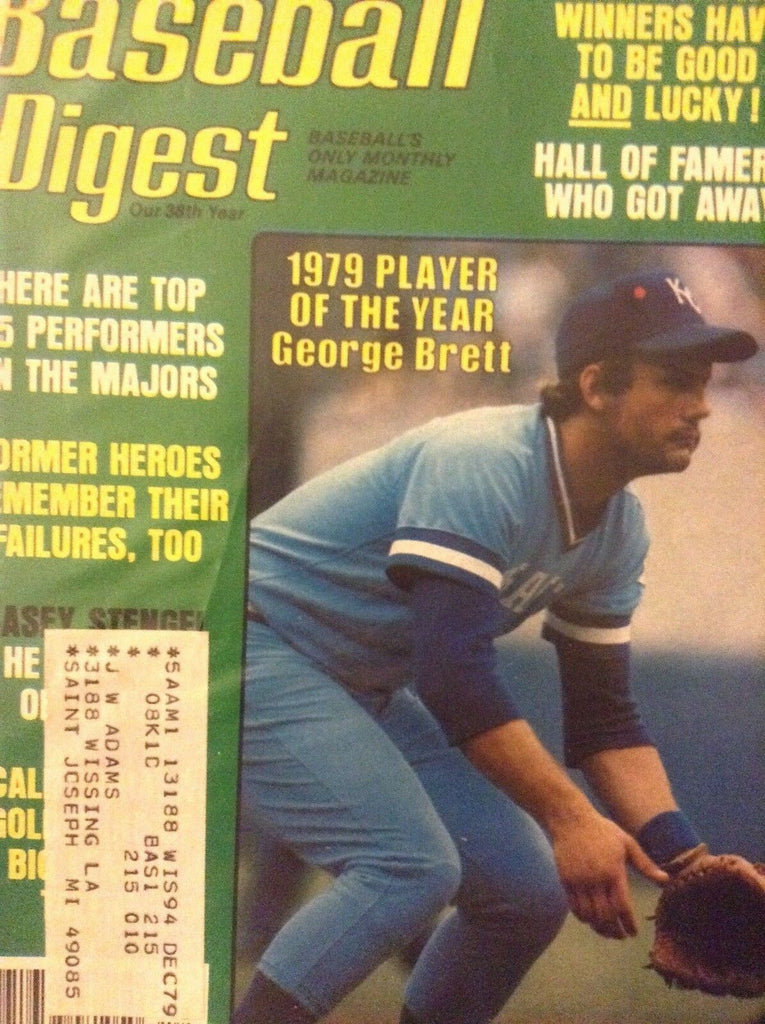 Baseball Digest Magazine George Brett Triple Crown December 1979 121218nonrh