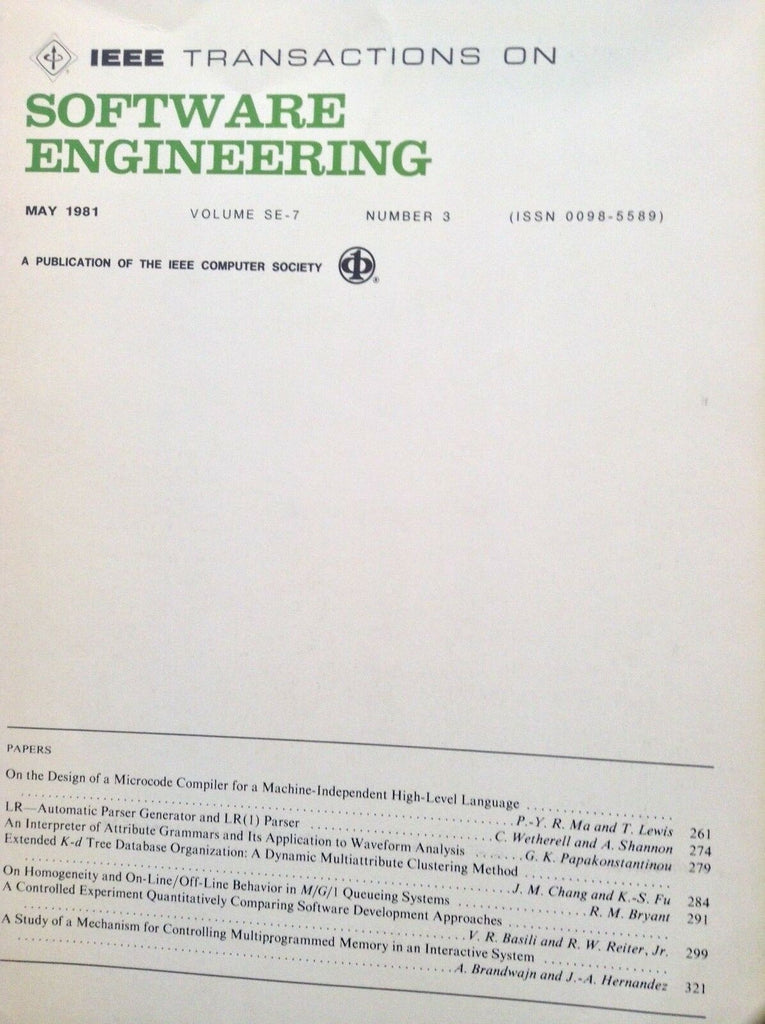 IEEE Software Engineering FAA Magazine Microcode Compiler May 1981 051218nonrh