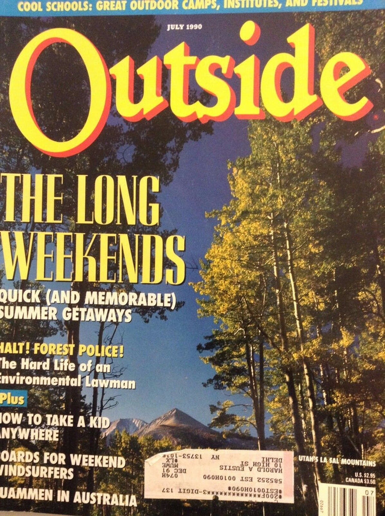 Outside Magazine The Long Weekends Summer Getaways July 1990 110717nonrh2
