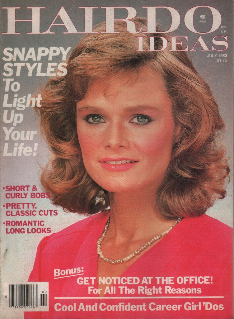 Hairdo Ideas July 1983 Vintage Hairstyle Magazine 072619AME2