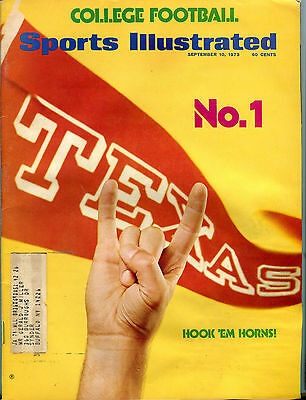 Sports Illustrated Magazine September 10 1973 Texas No. 1 EX 040416jhe