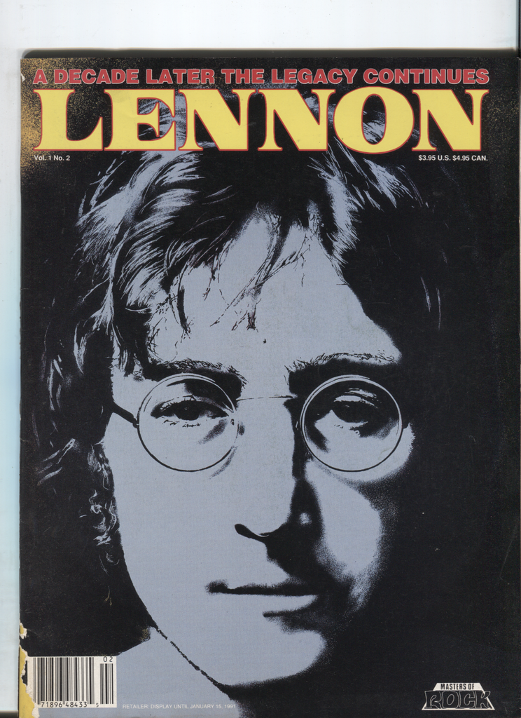 John Lennon Magazine Lennon Vol.1 No.2 Masters of Rock 072420DBE