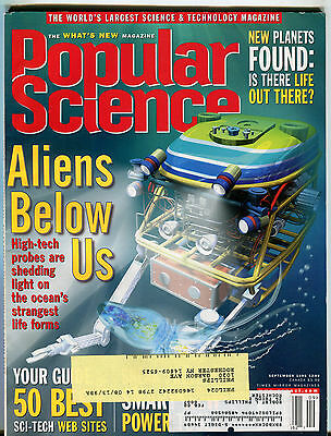 Popular Science Magazine September 1998 Aliens Below Us EX 041516jhe