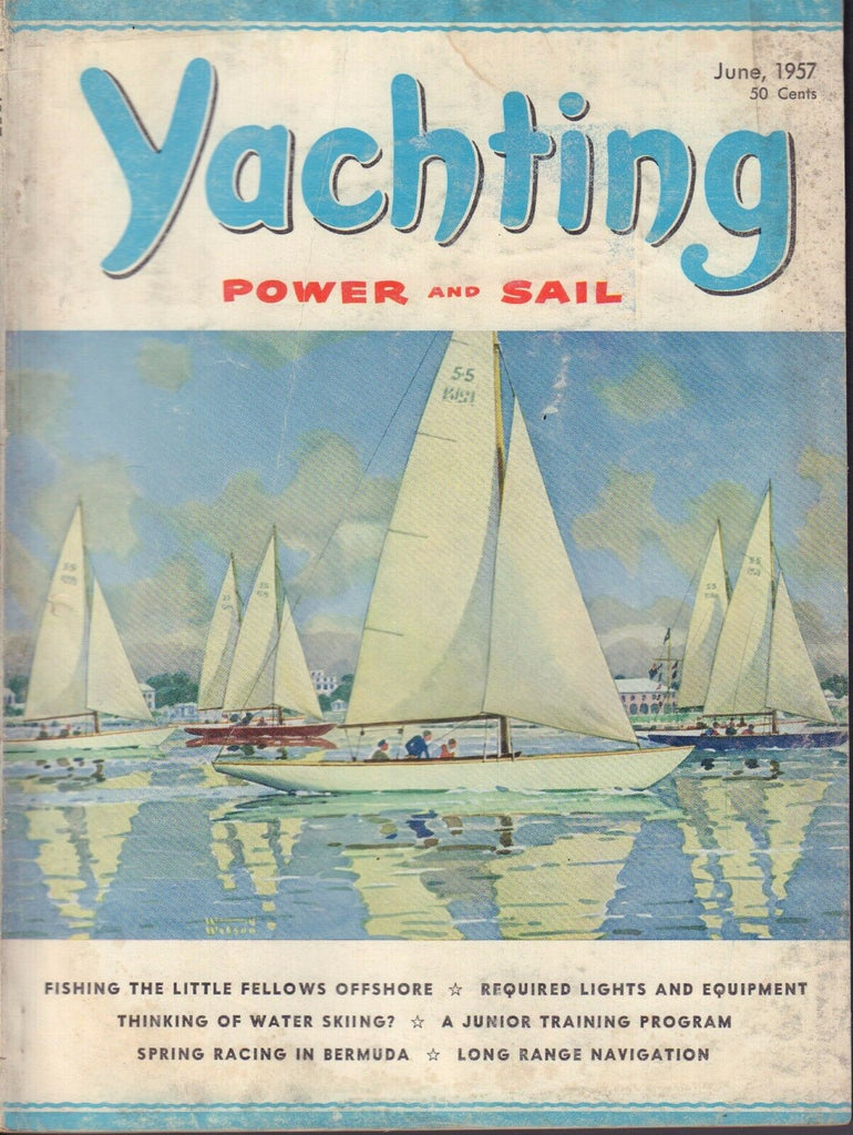 Yachting Power And Sail June 1957 Water Skiing 032217nonDBE2