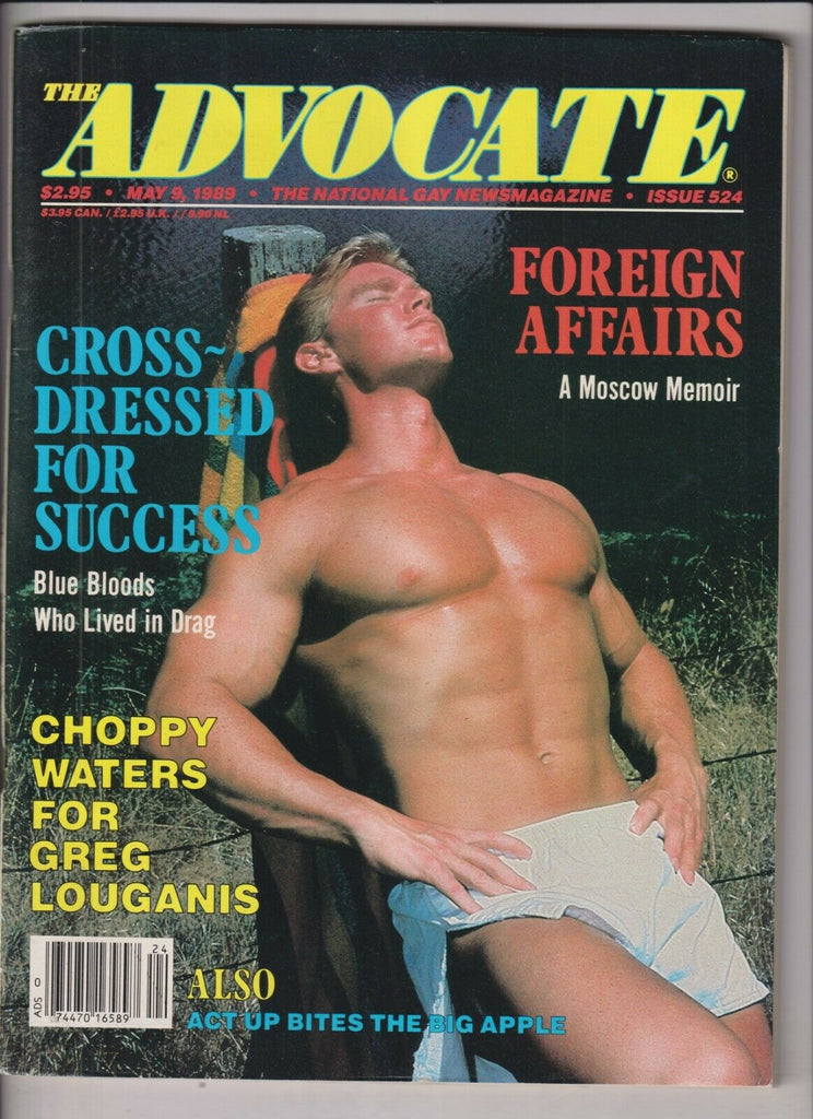 The Advocate Gay Interest Mag Greg Louganis May 9, 1989 031220nonr