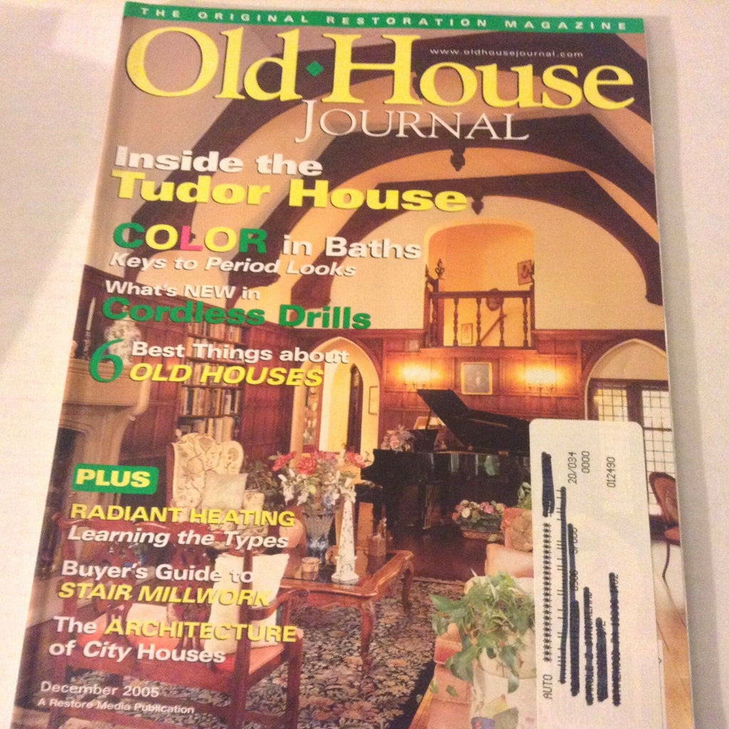 Old House Magazine Inside The Tudor House December 2005 071217nonrh