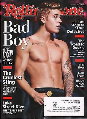 Rolling Stone March 13 2014 Justin Bieber w/ML EX 121815DBE