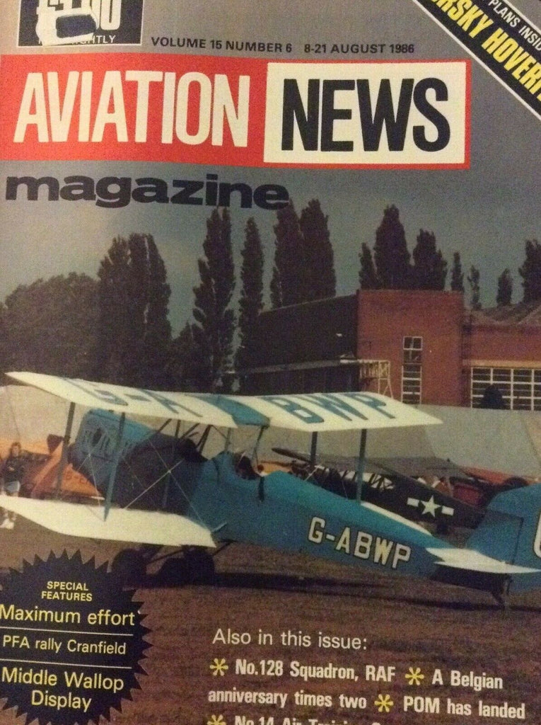 Aviation News Magazine Sikorsky Hoverfly I August 8-21, 1986 021119nonrh
