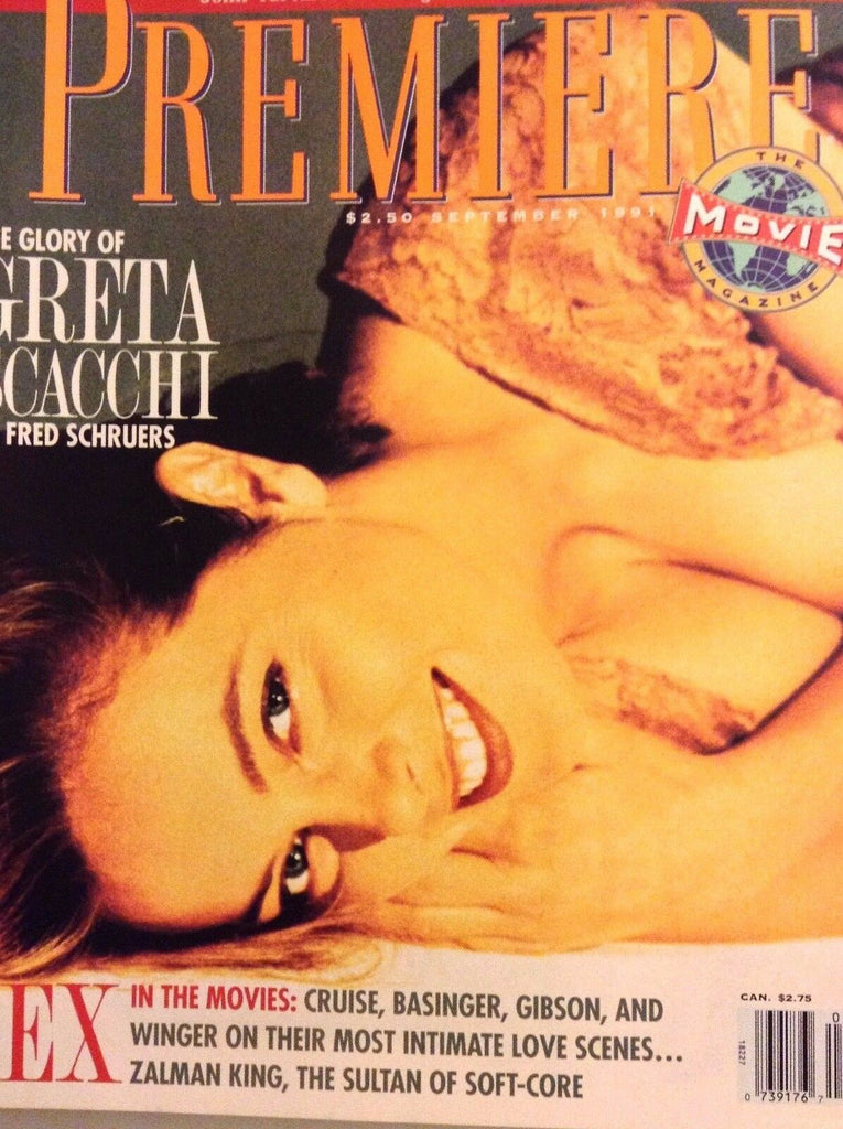 Premiere Magazine Greta Scacchi September 1991 NO ML 121317nonrh