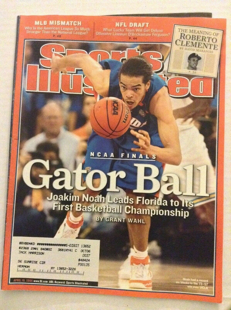 Sports Illustrated Joakim Noah Leads Florida April 20 2006 092019nonrh