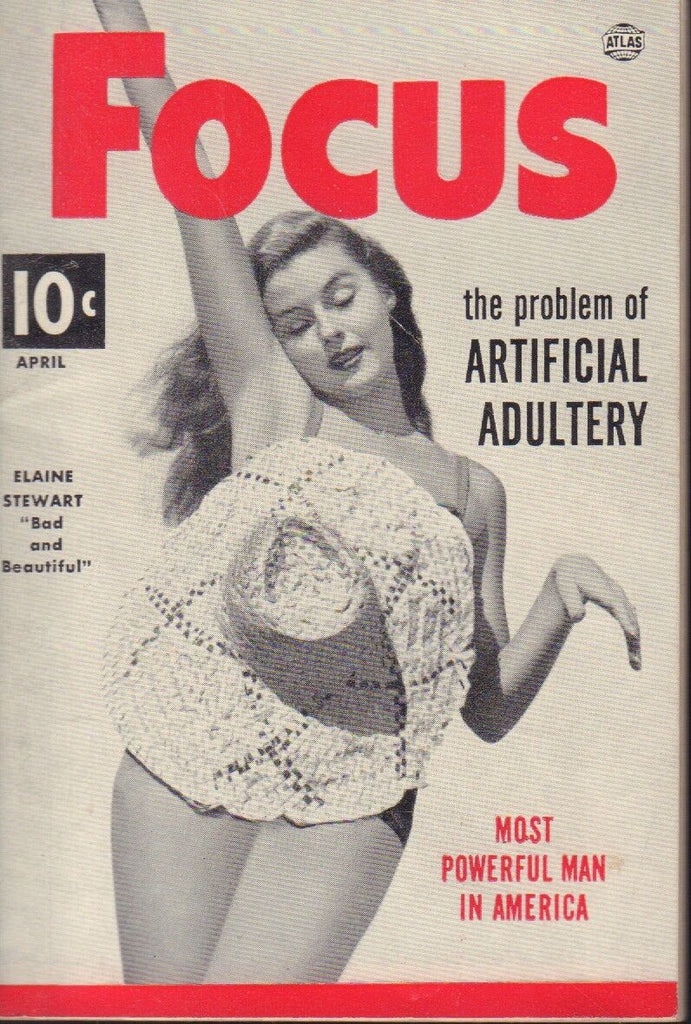 Focus Digest April 1953 Elaine Stewart Cheesecake Pin Up 091318AME2