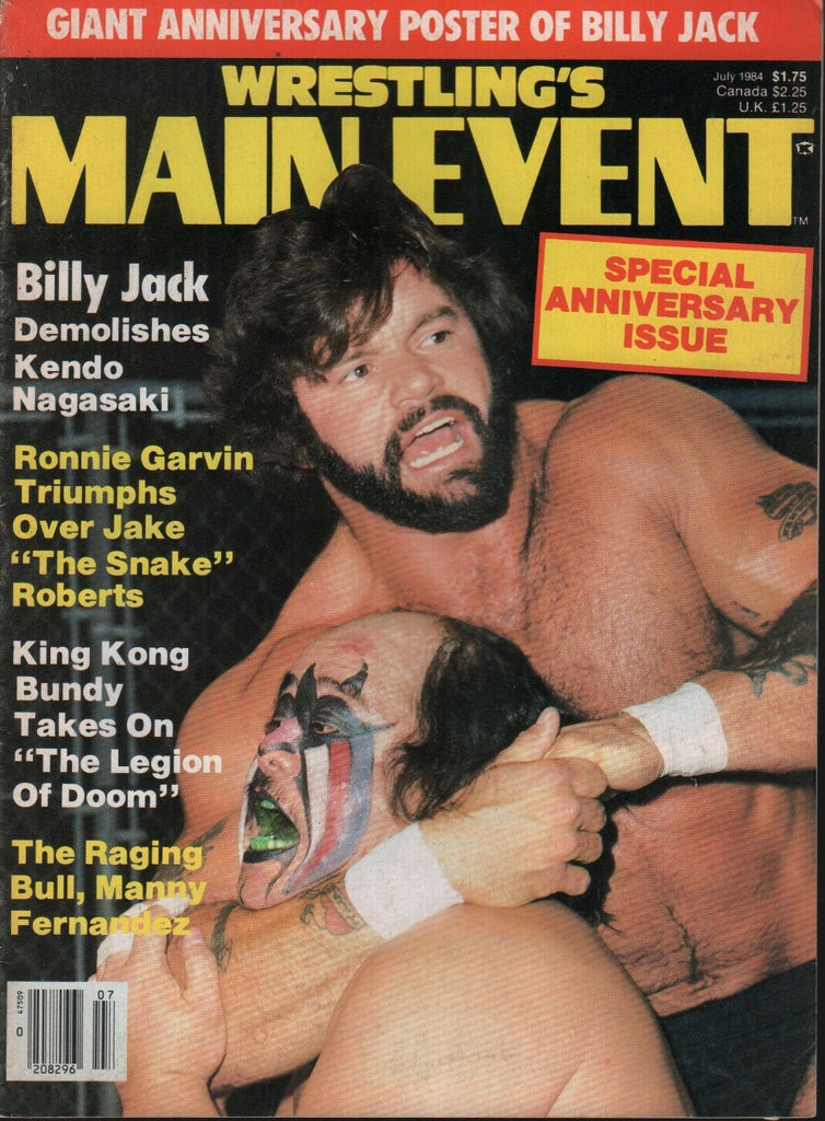 Wrestling's Main Event July 1984 Billy Jack Ronnie Garvin 101518ame3