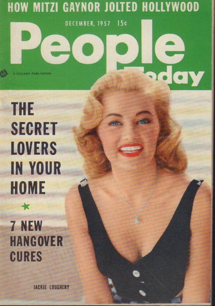 People Today Digest December 1957 Jackie Loughery Cheesecake Pin Up 091318AME