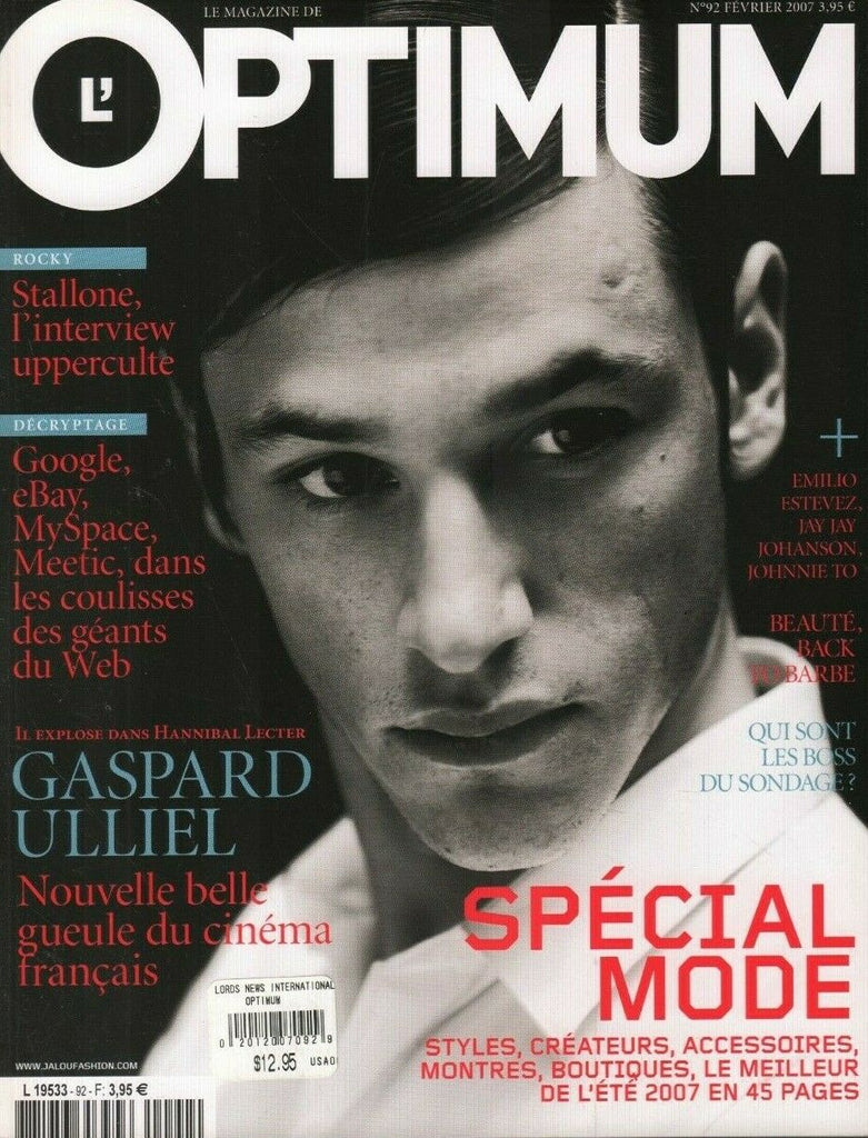 L'Optimum Style French Magazine February 2007 Sylvester Stallone 021820DBF2