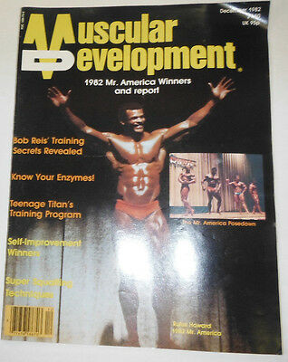 Muscular Development Magazine Rufus Howard & Bob Reis December 1982 111214R