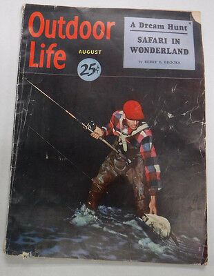 Outdoor Life Magazine Safari In Wonderland August 1951 071415R