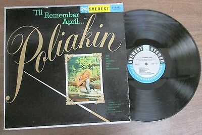 33 RPM Vinyl I'll Remember April Poliakin, Everest Records ADBR 1001 050114ame