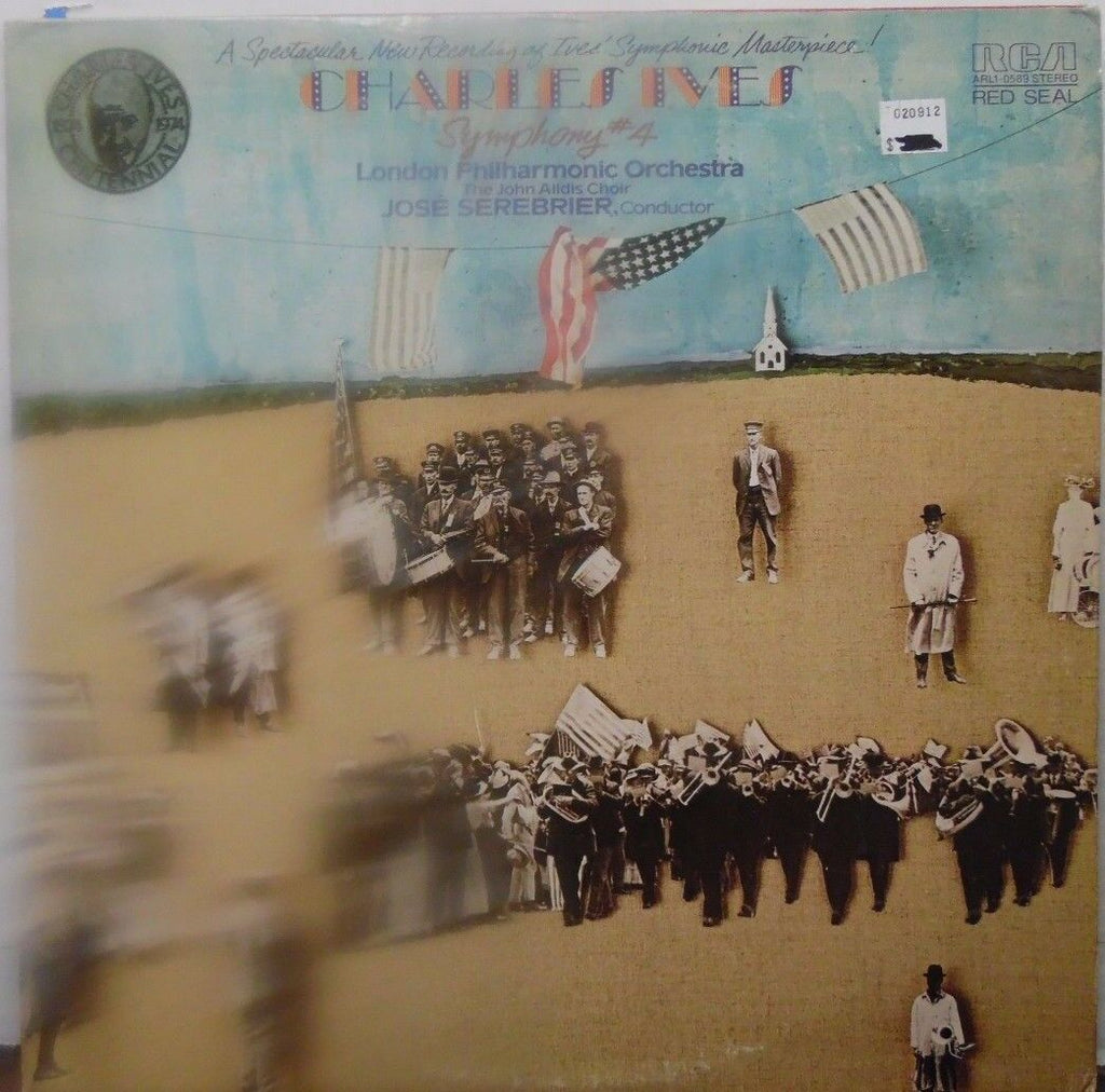 Charles Ives Symphony #4 Jose Serebrier 33RPM ARL1-0589 10117LLE