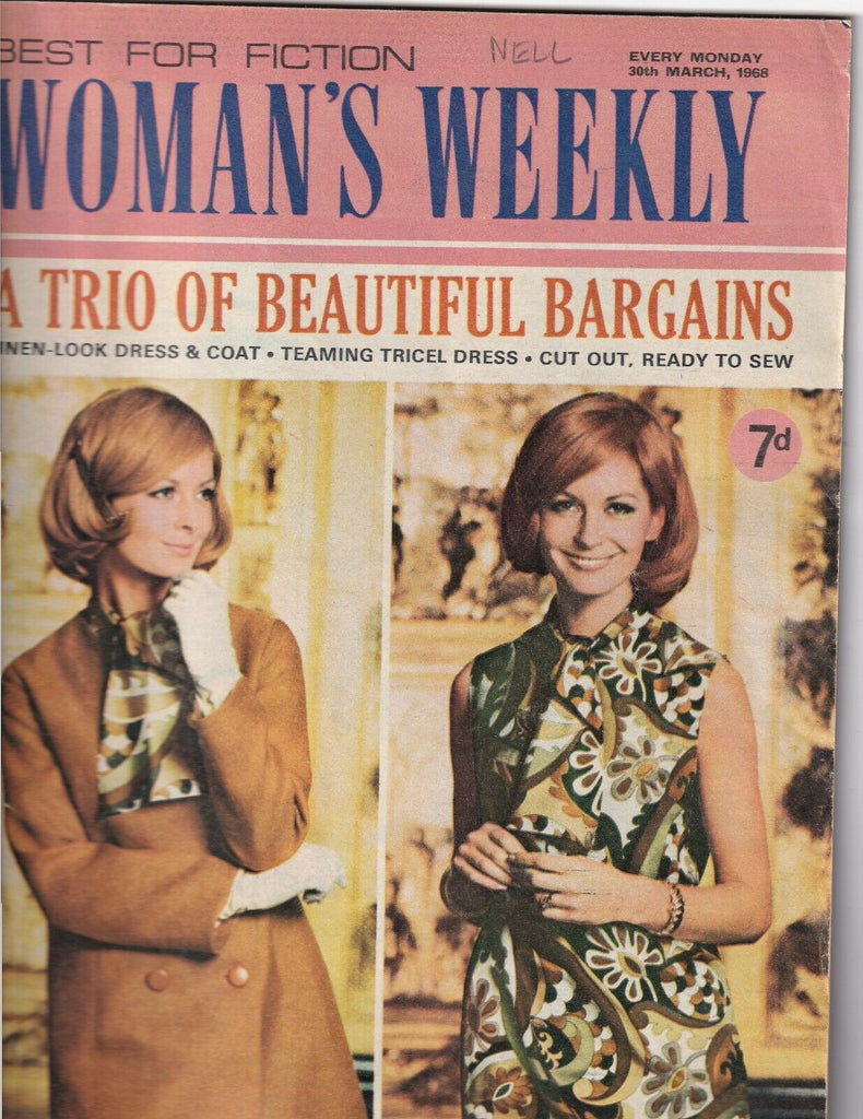 Woman's Weekly Magazine Beautiful Bargains March 1968 051919nonr