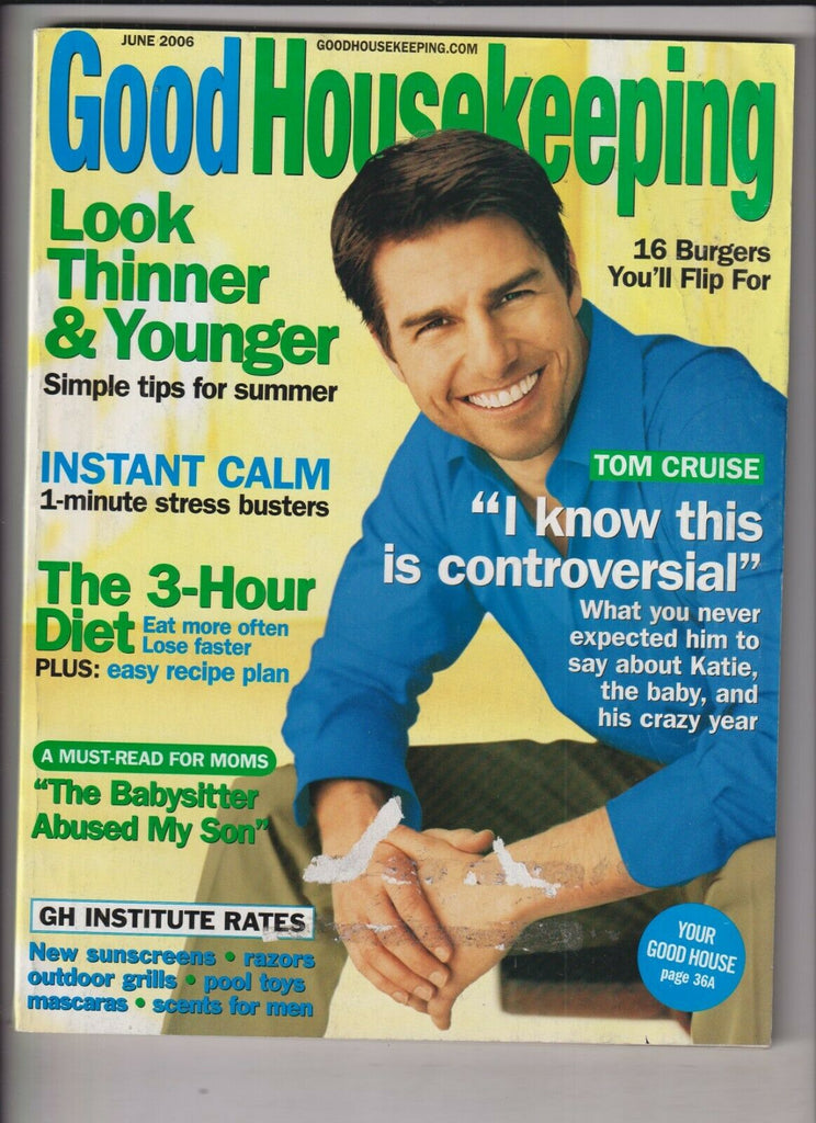Good Housekeeping Mag Tom Cruise Look Thinner & Young June 2006 022520nonr