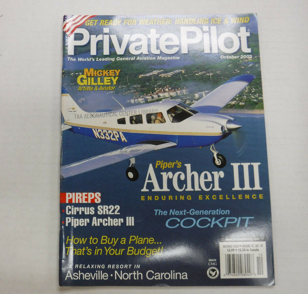 Private Pilot Magazine Mickey Gilley Archer III October 2002 FAL FAA 110816R