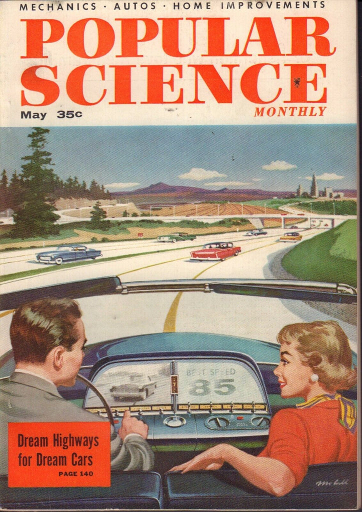 Popular Science Magazine May 1956 Dream Highways 081817nonjhe