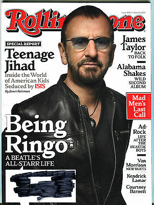 Rolling Stone Magazine April 9 2015 Ringo Starr EX 052616jhe