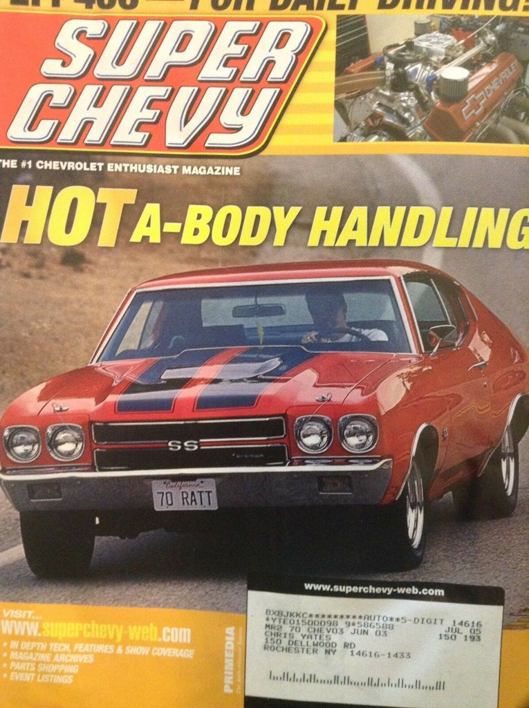 Super Chevy Magazine Hot A Body Handling June 2003 012618nonrh