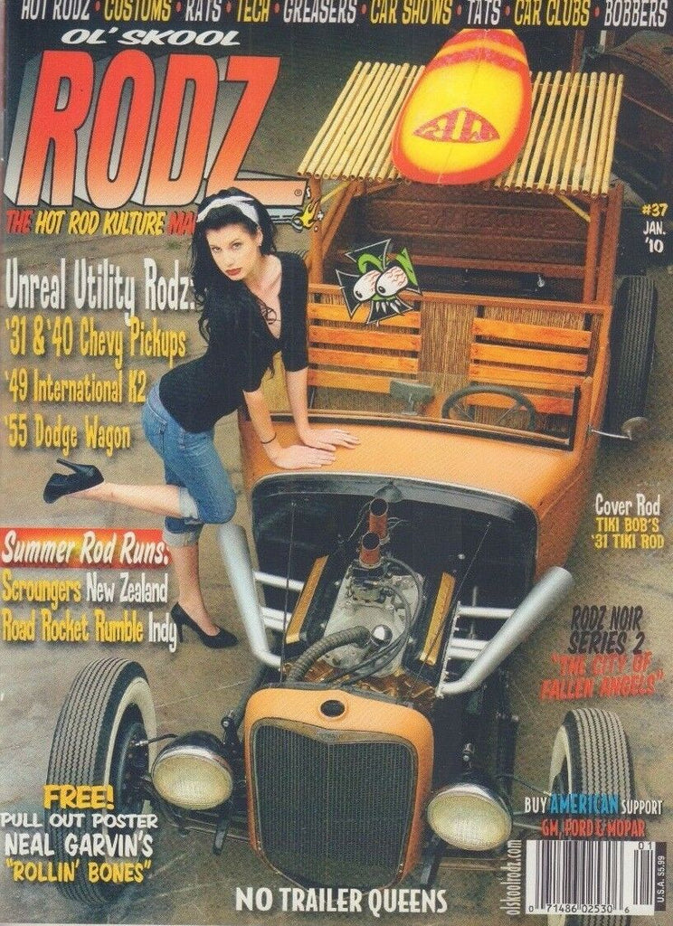 Ol' Skool Rodz Magazine Tiki Bob's 1931 Tiki Rod January 2010 011818nonr