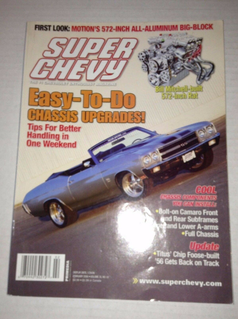 Super Chevy Magazine Chassis Upgrades & Components February 2006 030417NONRH