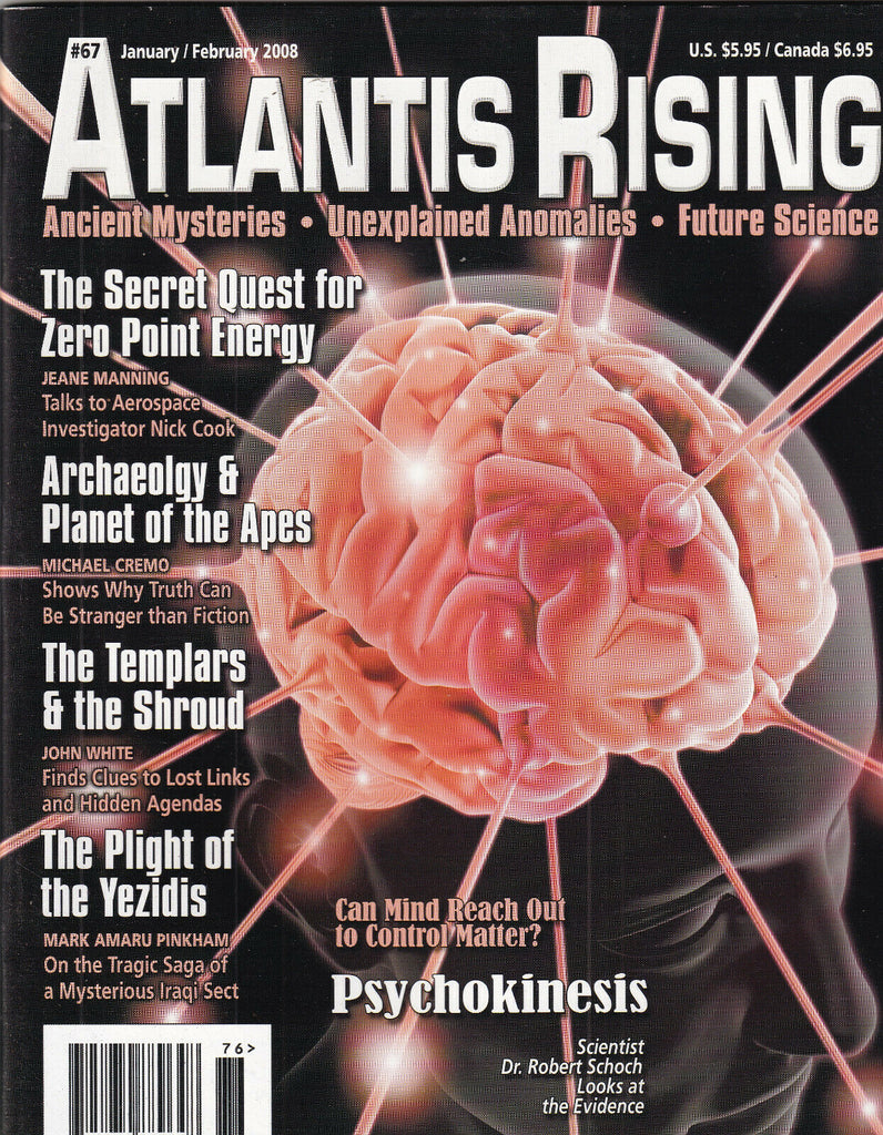Atlantis Rising Mag Psychokinesis Zero Point Energy Jan/Feb 2008 101619nonr