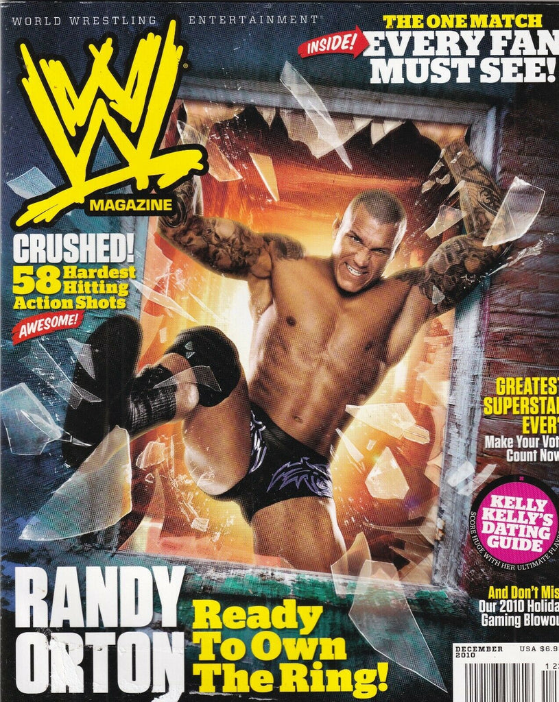WWE Magazine Randy Orton Triple H Undertaker December 2010 101519nonr
