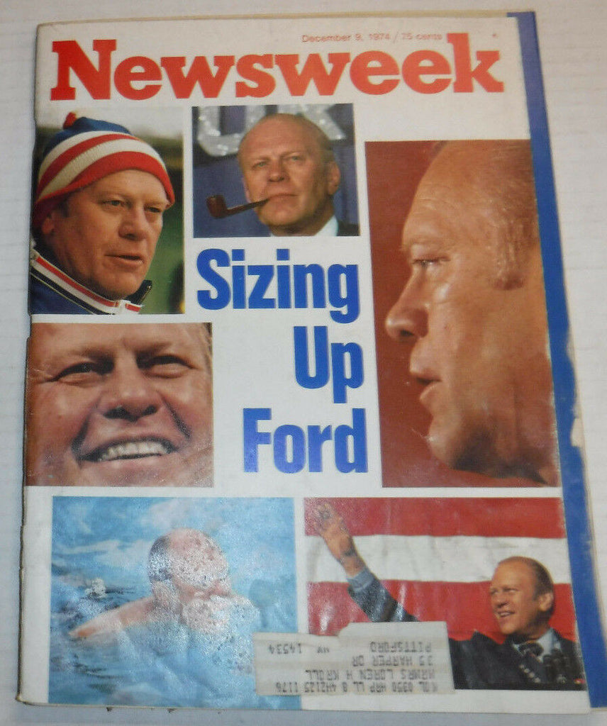Newsweek Magazine Gerald Ford Peter Goldman December 9, 1974 100316R