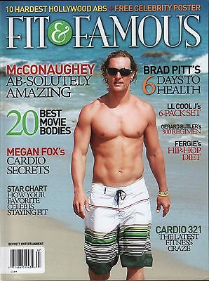 Fit & Famous 2010 Mathew McConaughey ,Brad Pitt EX 010716DBE