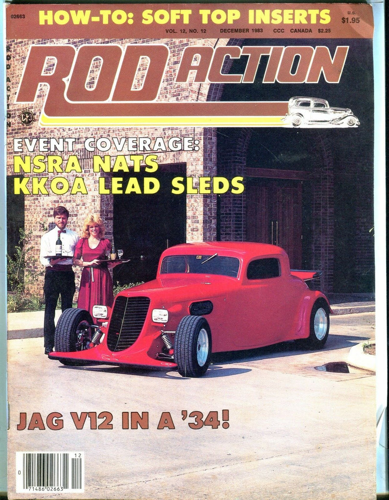Rod Action Magazine December 1983 Jag V12 VG No ML 030617nonjhe
