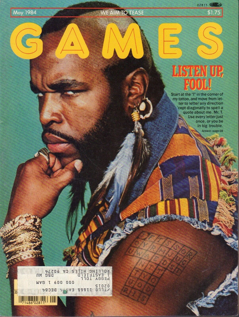 Games May 1984 Mr. T w/ML 052517nonDBE