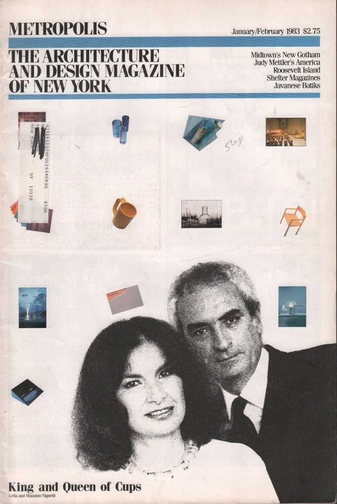 Metropolis Architecture Magazine January February 1983 Massimo Vignel 101618DBE