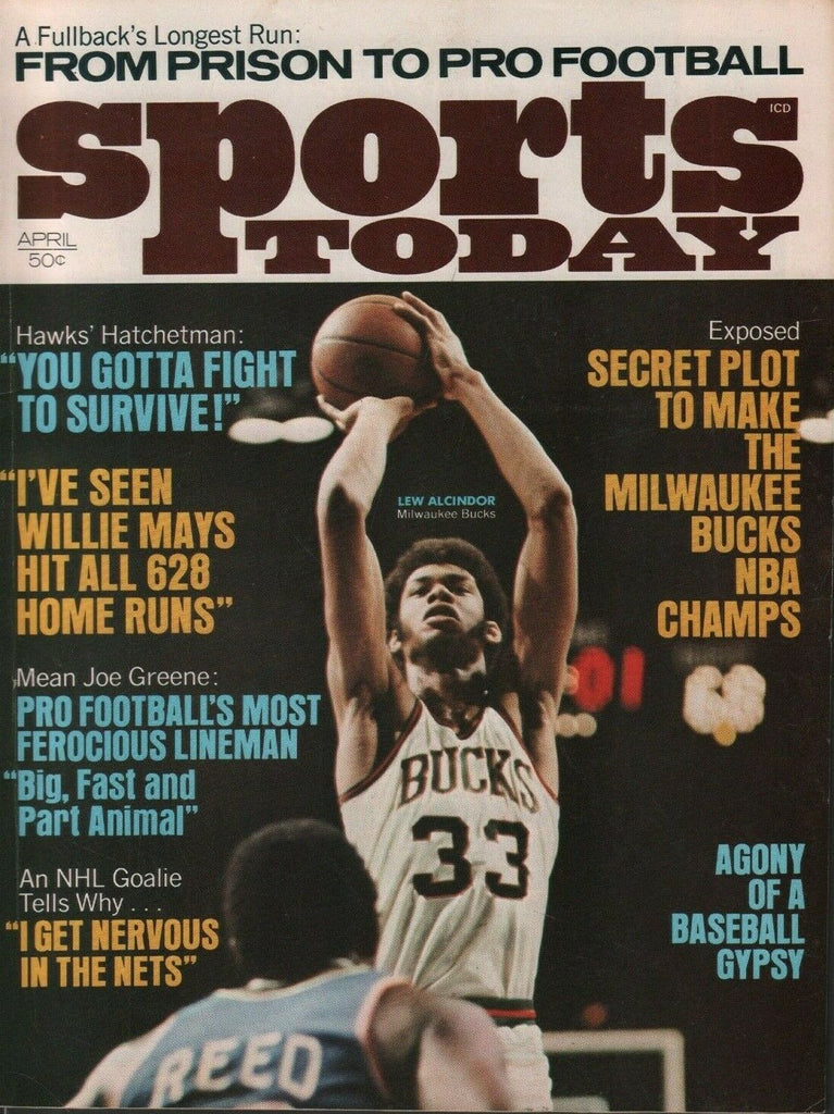 Sports Today April 1971 Lew Alcindor Joe Greene 052019DBE
